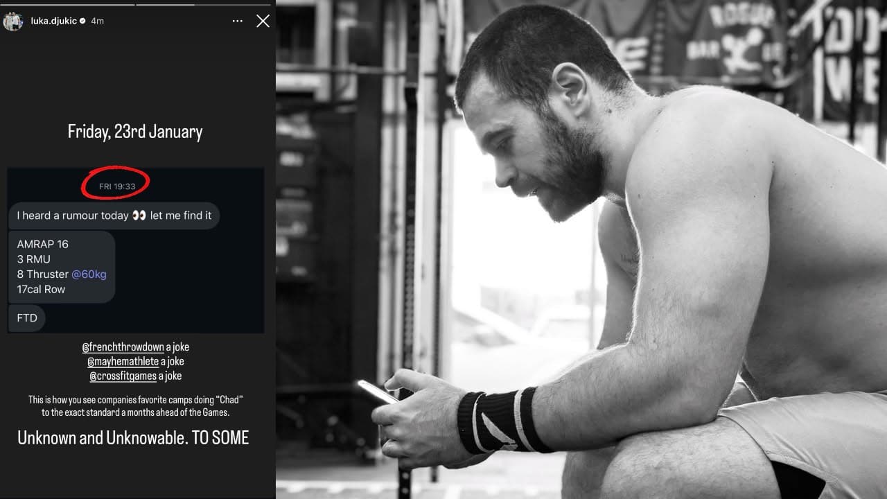 French Throwdown Says Luka Đukić Workout 3 Leak Incomplete, Teases Reveal