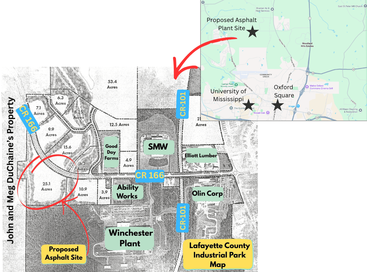 State schedules June 10 hearing on proposed Lafayette County asphalt plant