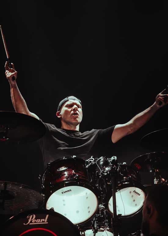 Jason Bowld delivers Bullet For My Valentine medley at Europe Drum Show 2026