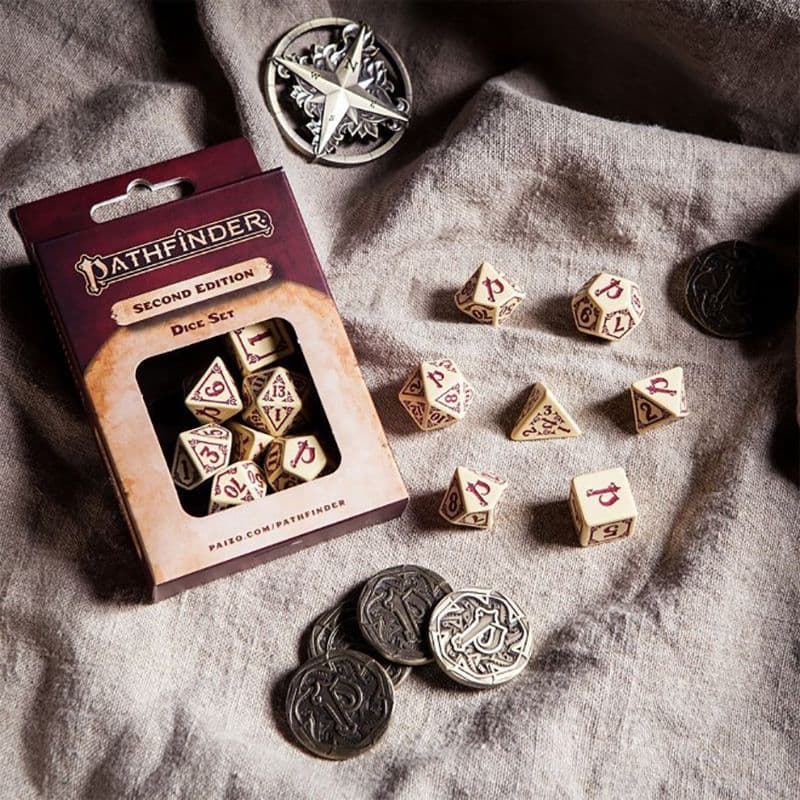 Paizo, Q WORKSHOP Launch Official Pathfinder Second Edition Dice Set