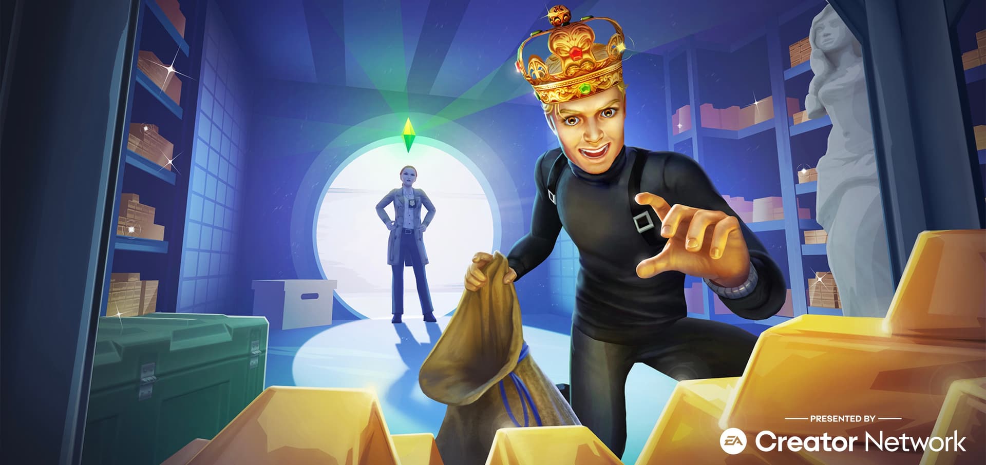The Sims FreePlay ends On The Case with a museum-to-bank heist finale