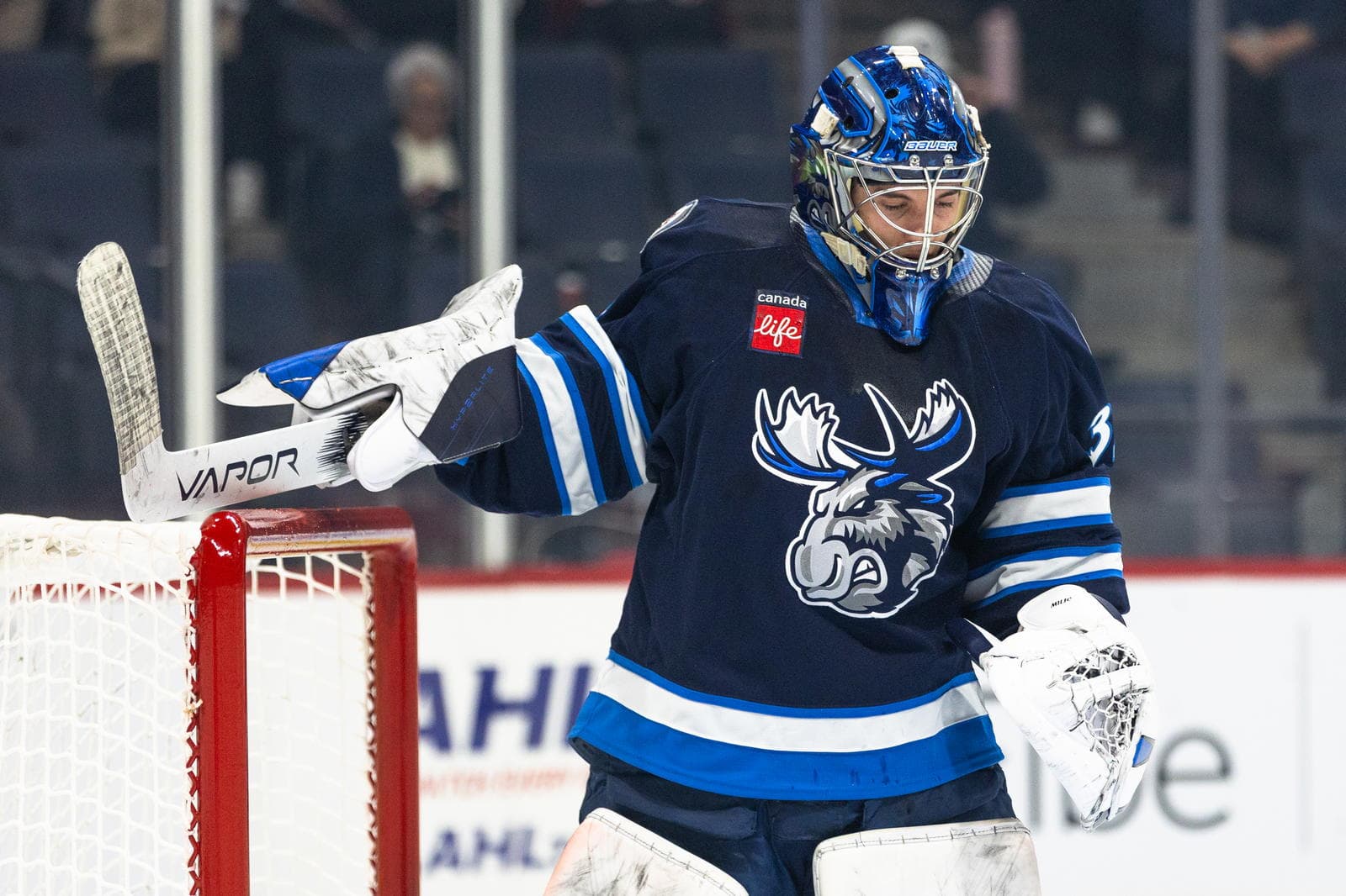 Milic Records Second Straight Shutout, Leads Moose Past Canucks 4-0