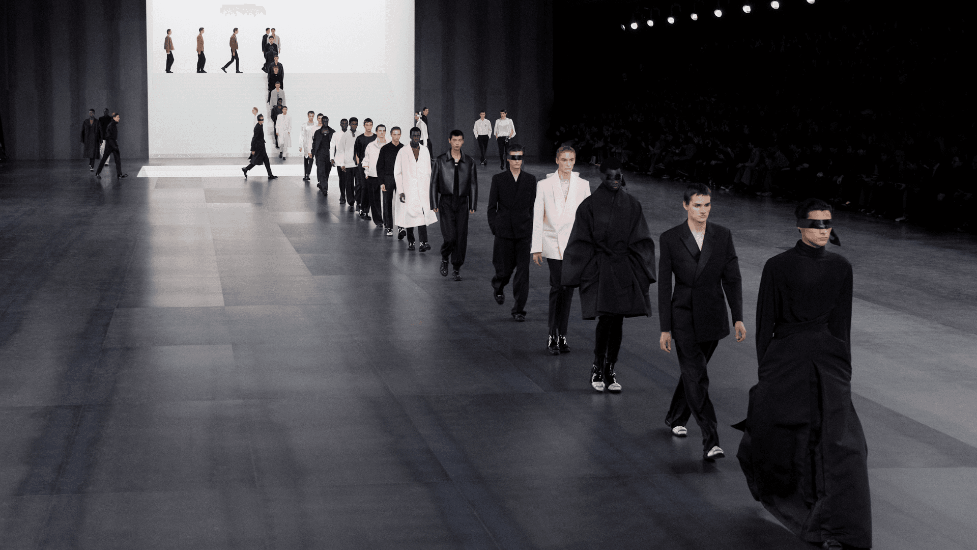 Y-3 turns Paris runway into a football stadium, but overworks the playbook