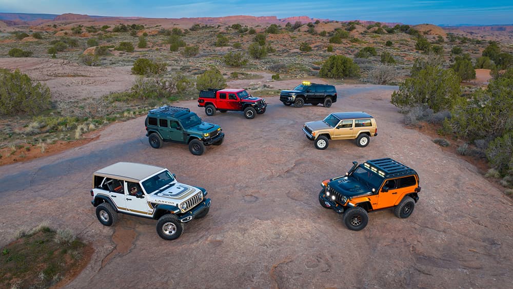 Jeep's Newest Trail Concepts Tackle Moab's Toughest Rocks With Impressive Poise