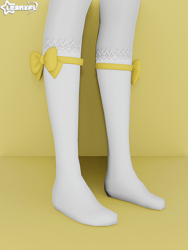 Guemara Uploads Ribbon Cutout Lace Socks to CurseForge Compatible With 1.120.140