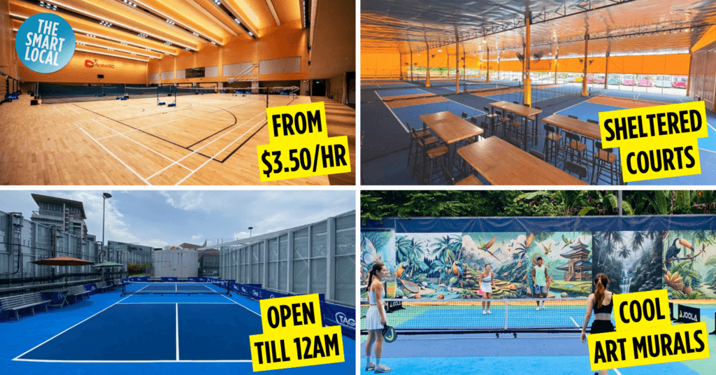 Orchid Country Club turns former FairPrice space into indoor pickleball court