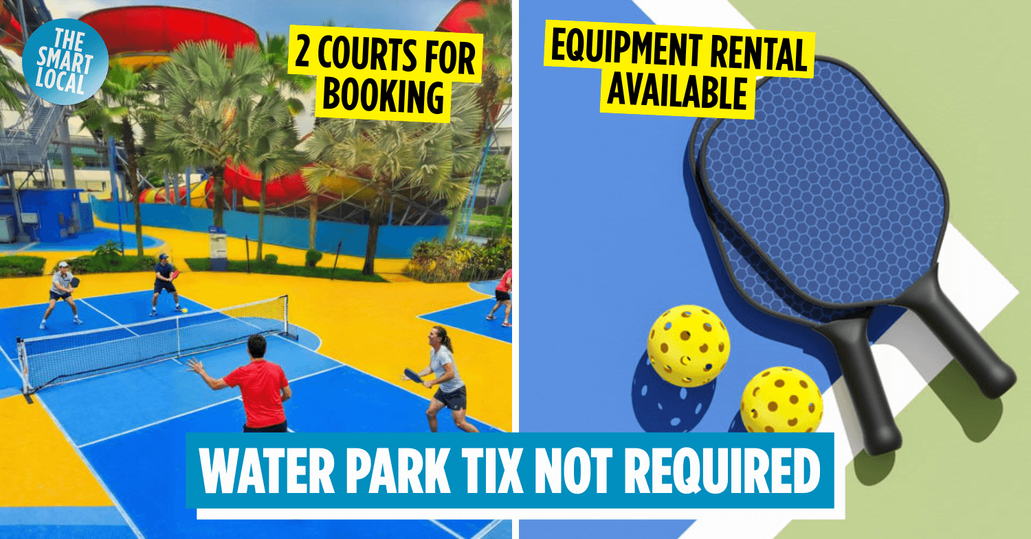 PickleSplash opens two courts at Wild Wild Wet, rates from S$12/hr
