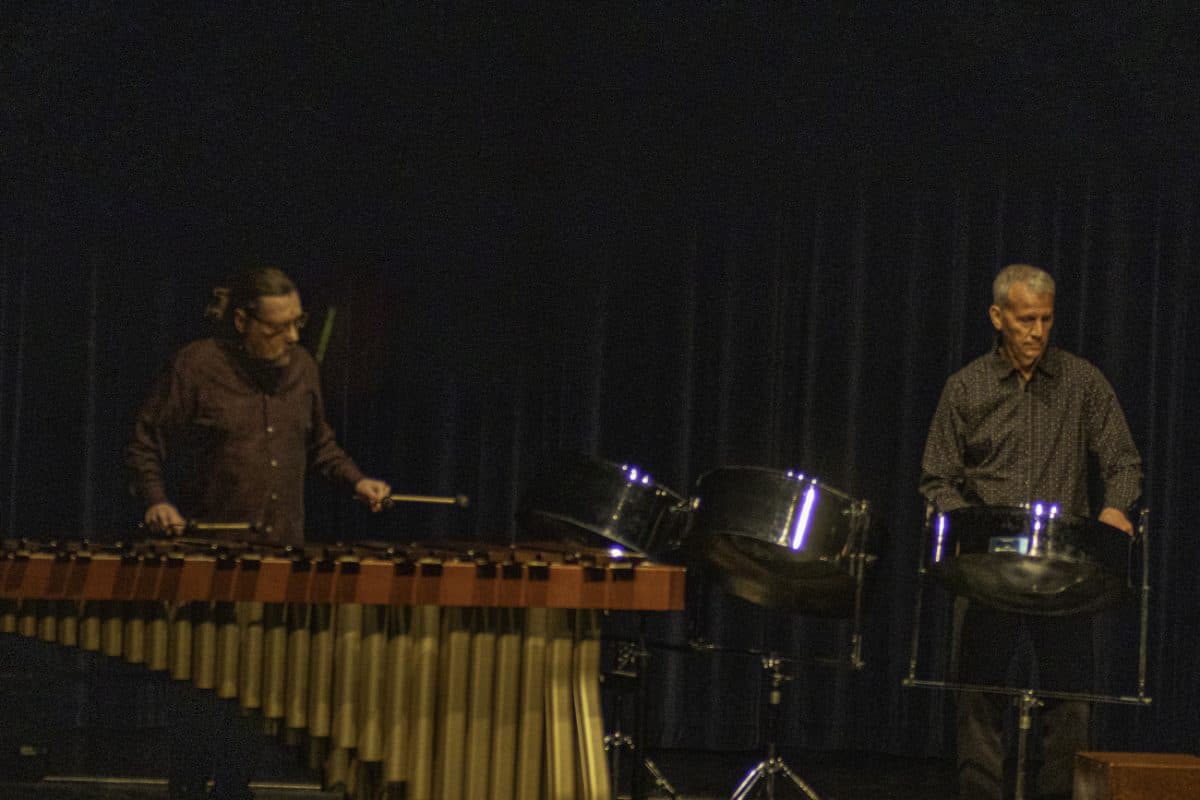 Wichita State percussion reunion links alumni duo to student ensemble