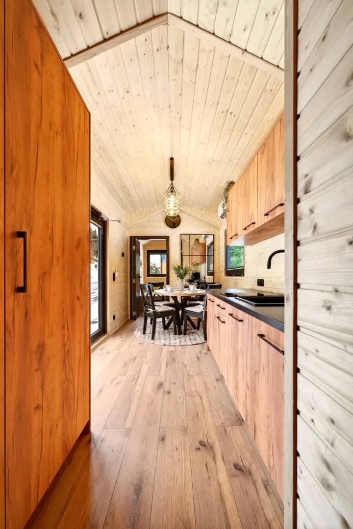 Craft House’s Justine tiny house favors one-level living and full-time comfort