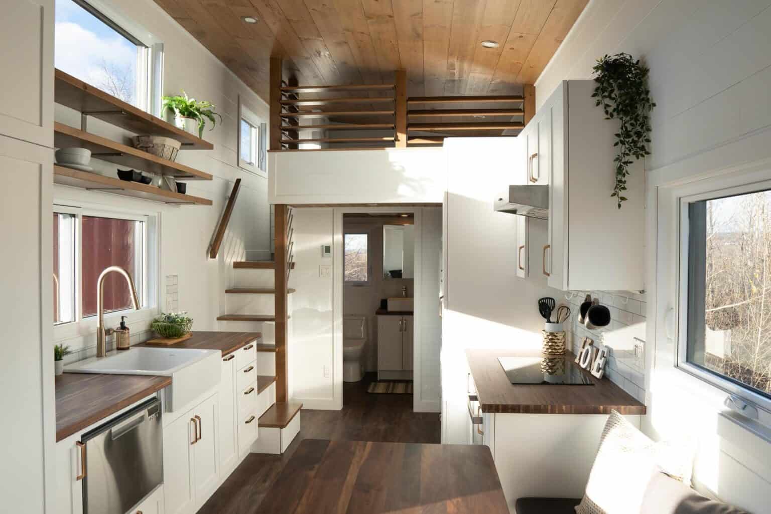 Family-Ready Harmony Tiny Home Packs Three Bedrooms Into 423 Square Feet