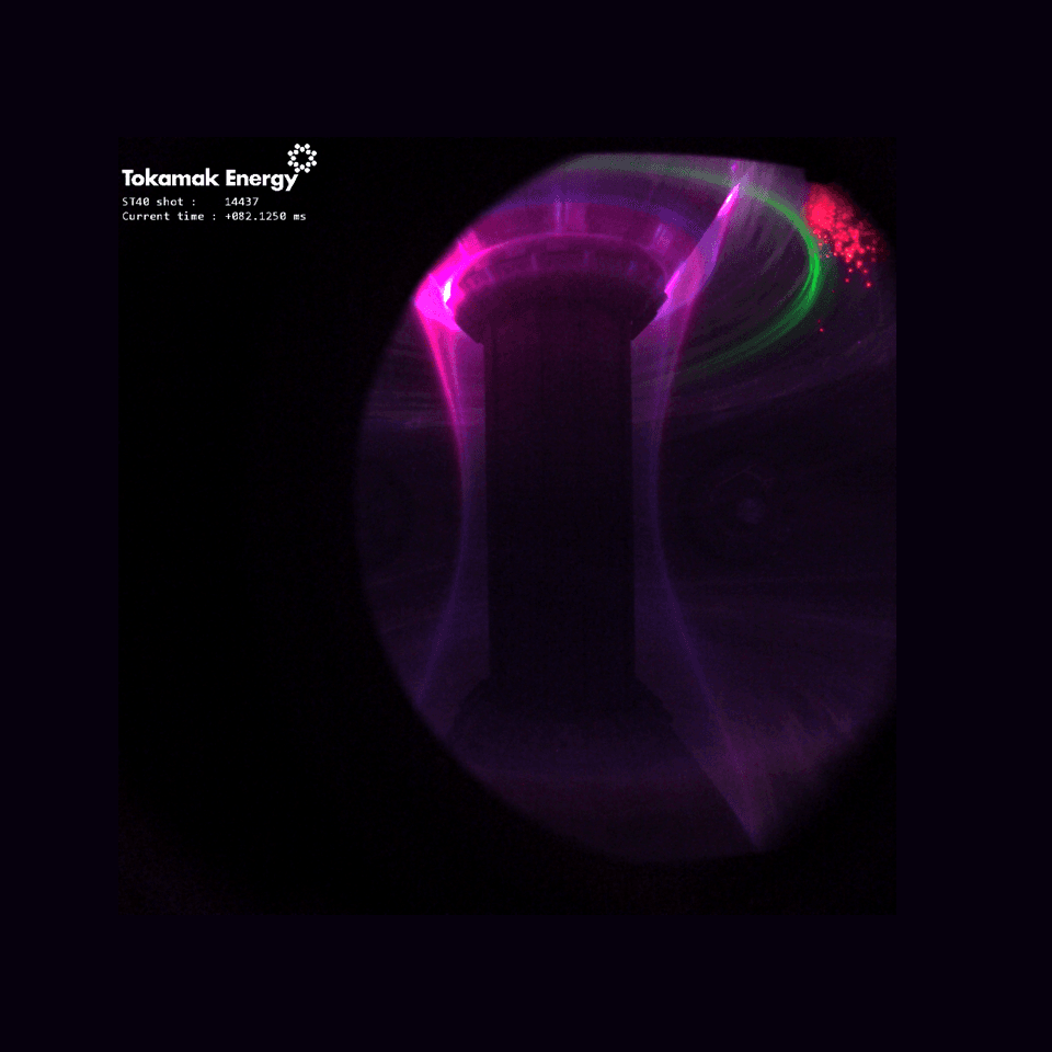 Tokamak Energy films fusion plasma in color for first time at ST40