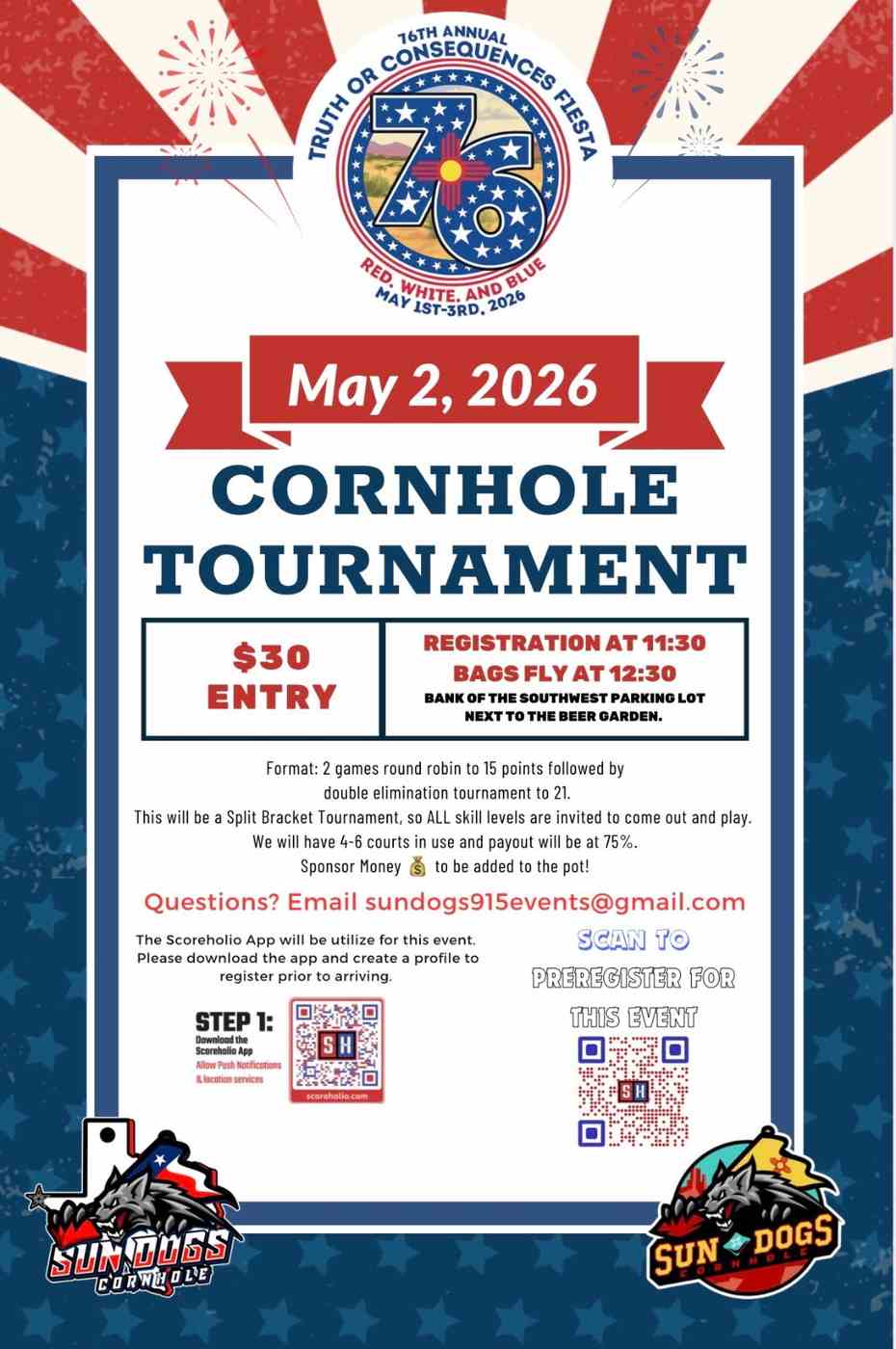 Truth or Consequences hosts multi-day ACL cornhole tournament