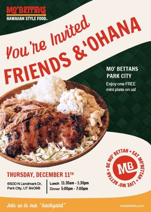 Mo'Bettahs Park City Soft Opening Brings Free Meals to Locals