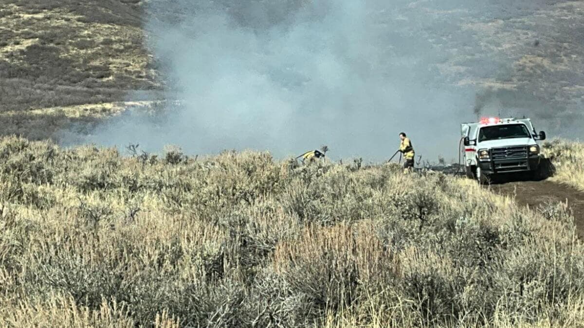 Unseasonably dry conditions spark February brush fire near Wanship