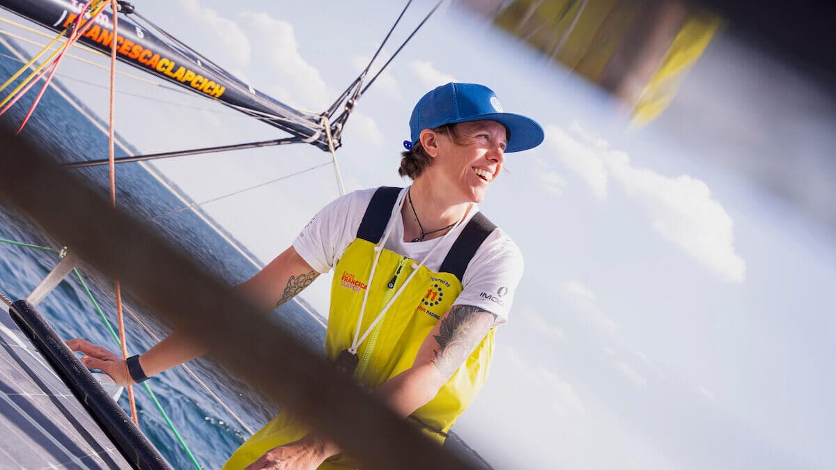 Francesca Clapcich launches solo IMOCA season in 1,000-mile foil race