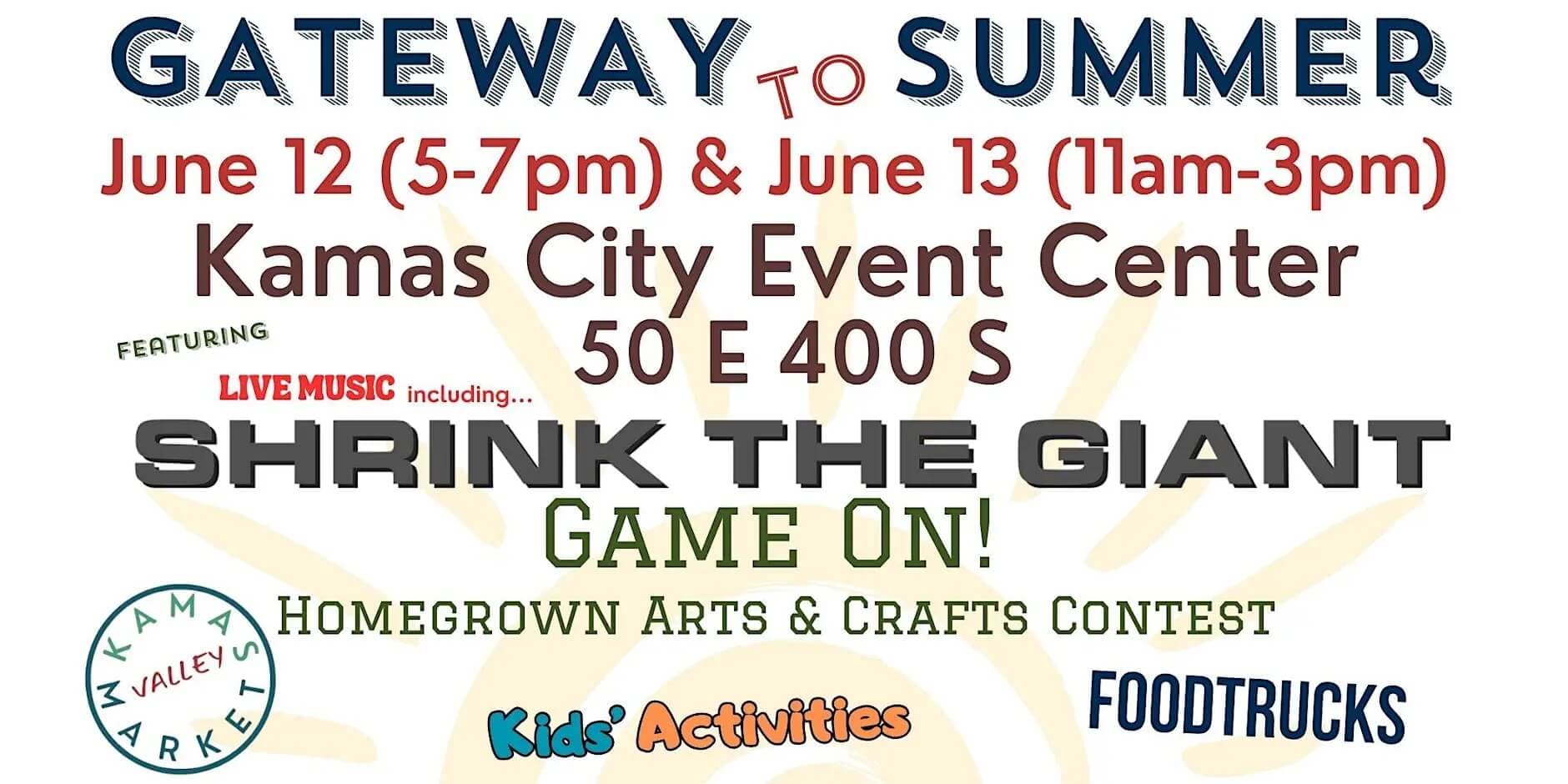 Kamas event center to host Gateway to Summer market and art contest
