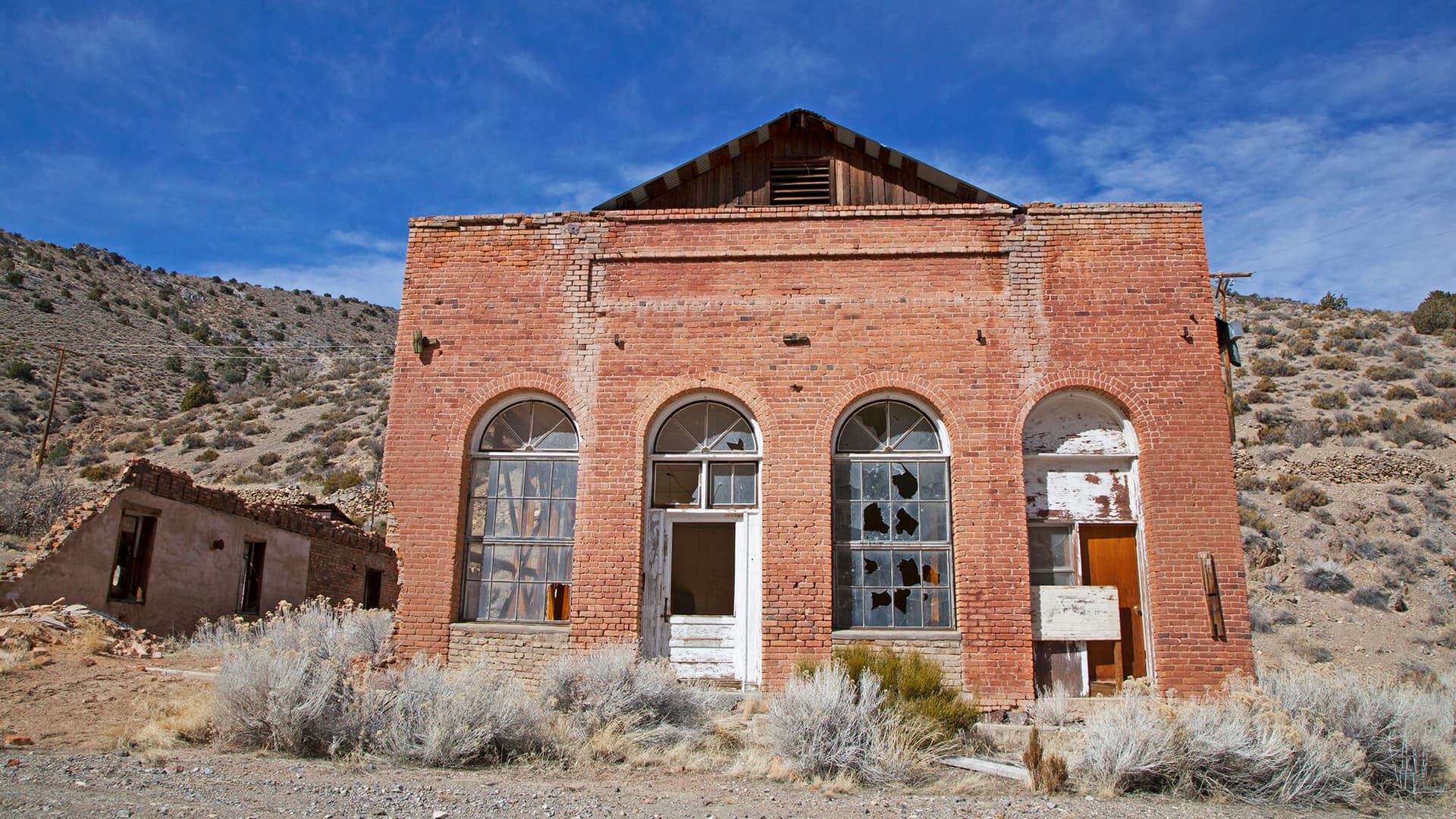 Tybo ghost town preserves mining ruins and charcoal kilns in Nye County