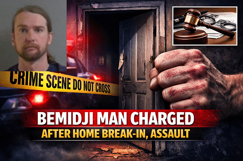 Bemidji Man Charged with Burglary and Felony Assault After Home Attack