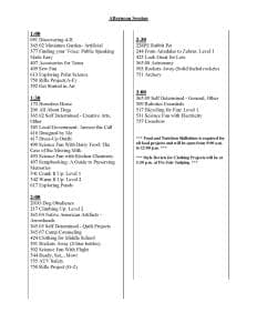 Adams County 4-H sets June 30 pre-fair judging at West Union Elementary