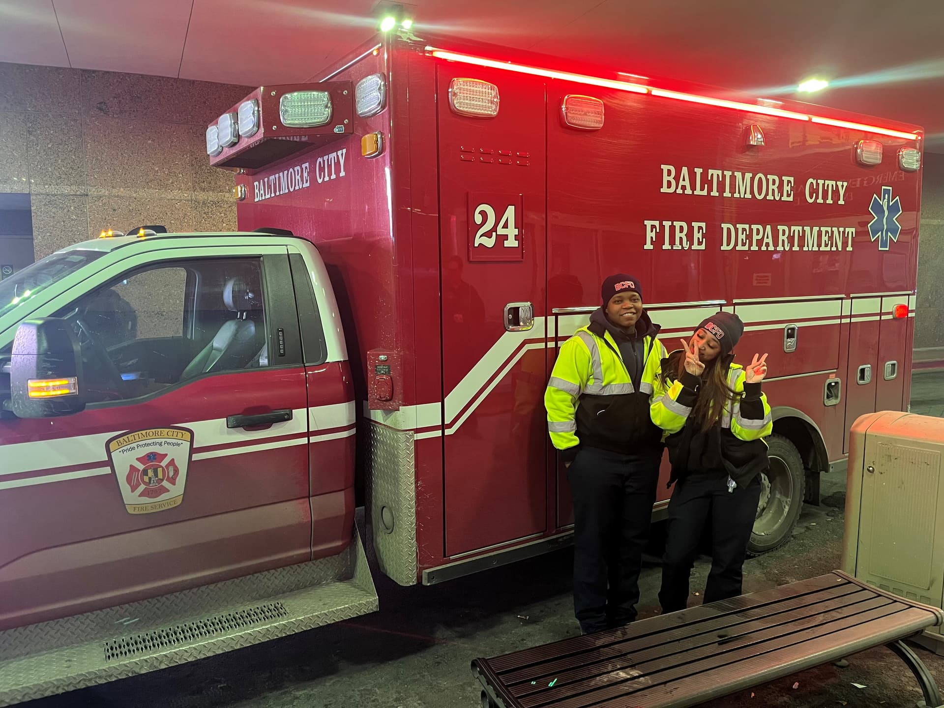 Baltimore VA Medical Center Emergency Department Receives First Ambulance Patient