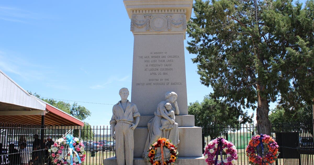 Ludlow Tent Colony Site marks a defining moment in labor history