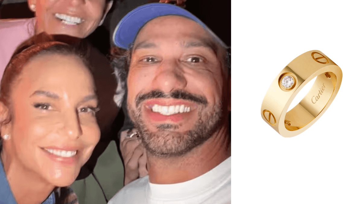 Ivete Sangalo gives Tiago Maia Cartier ring on Valentine's Day