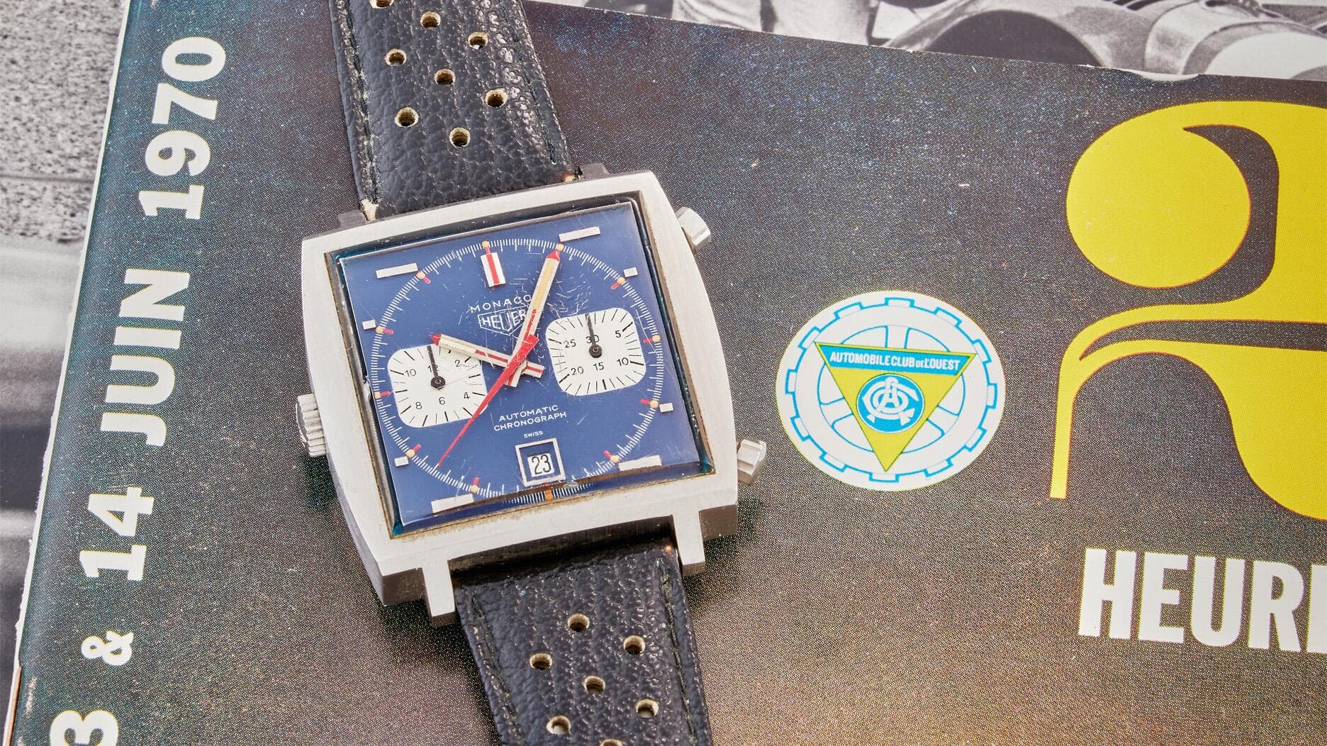 Sotheby's to auction Steve McQueen's Le Mans Heuer Monaco, with rare provenance