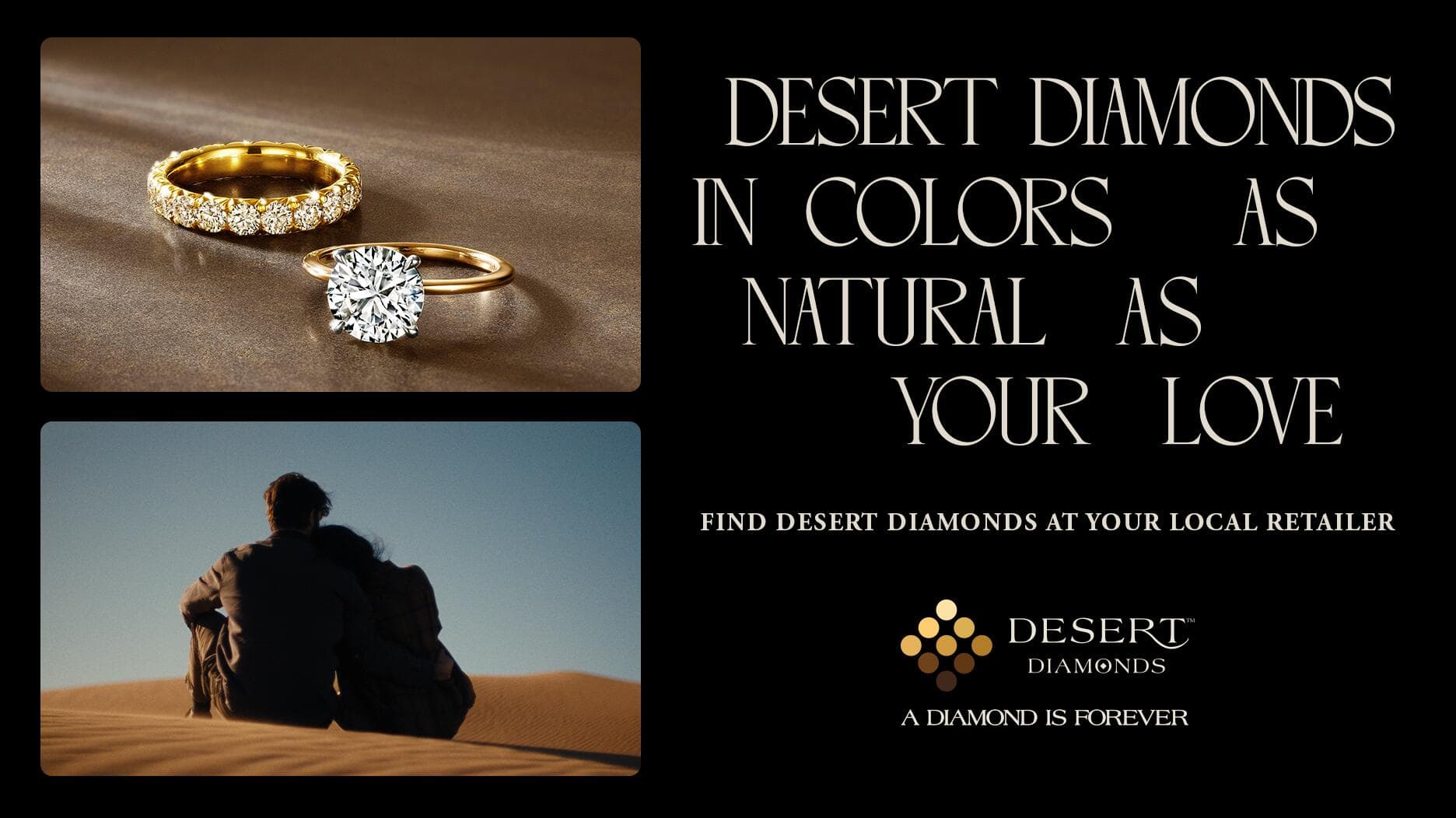 De Beers expands Desert Diamonds into bridal with warm-toned engagement rings
