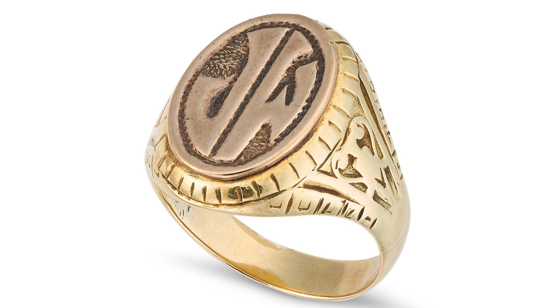 John Wayne’s 14-karat signet ring heads to auction at Elmwood