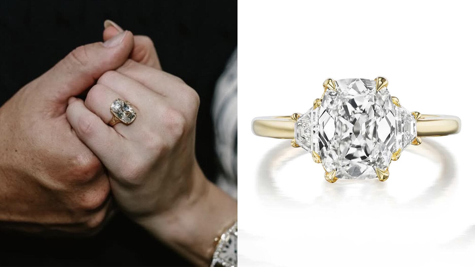 Lubeck Debuts Antique-Cut Engagement Rings, Riding Taylor Swift Bridal Trend