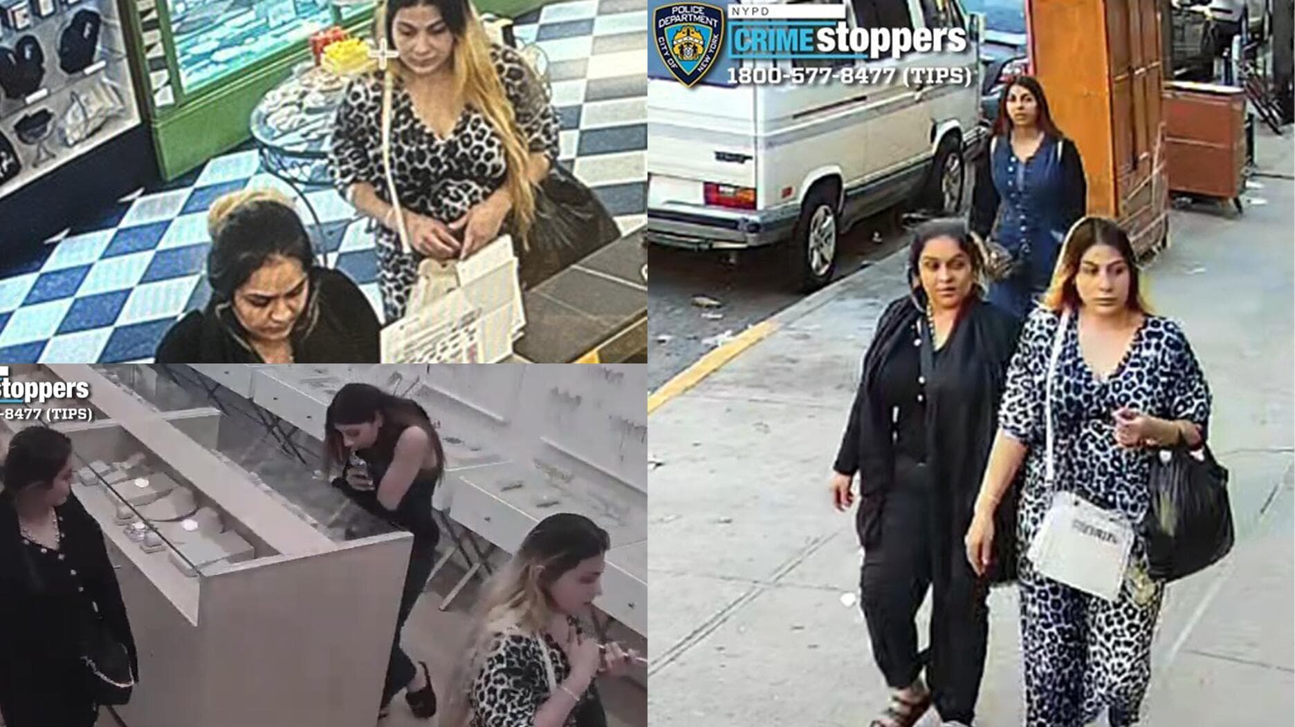 NYPD Seeks Three Suspects in $41,500 Multi-Store Jewelry Theft Spree