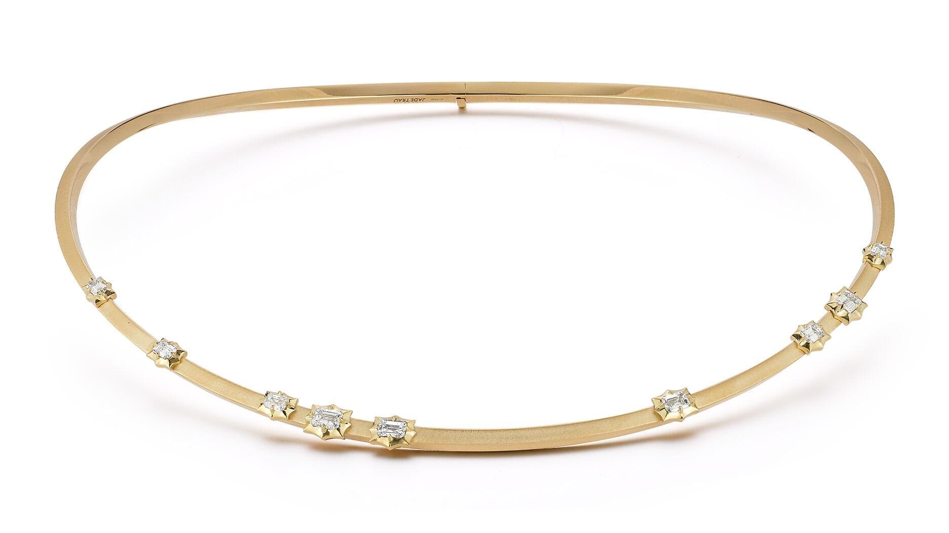 Jade Trau’s Constellation Plié collar turns diamonds into stars