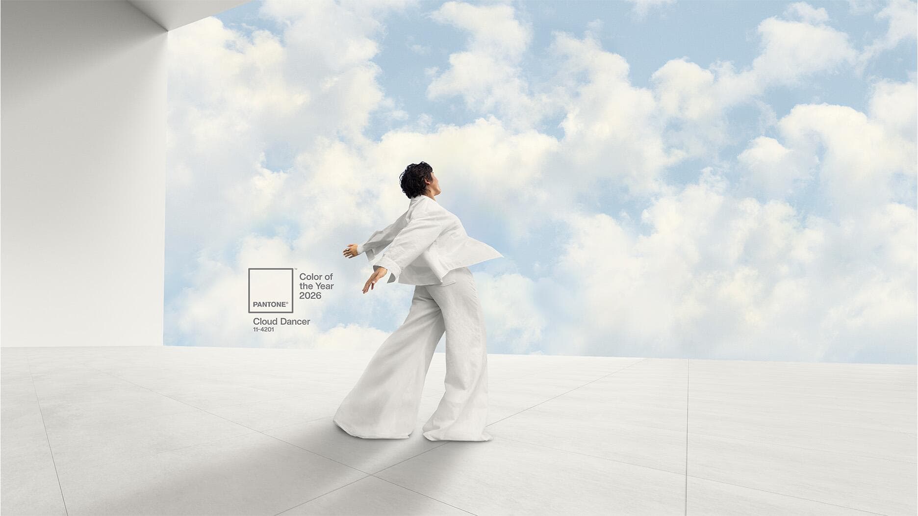 Pantone’s Cloud Dancer inspires white metals, pearls, and serene gemstones