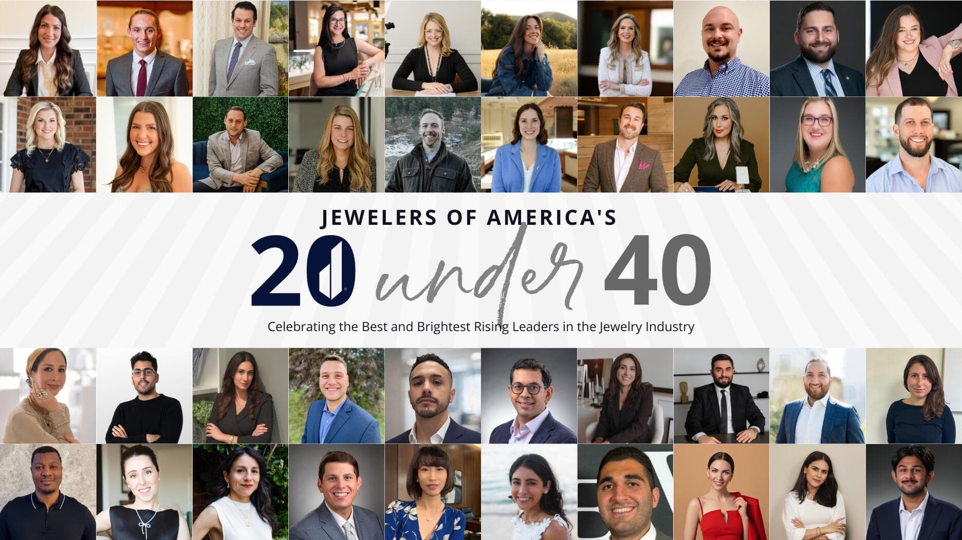 Jewelers of America names 40 rising stars in 20 Under 40 class