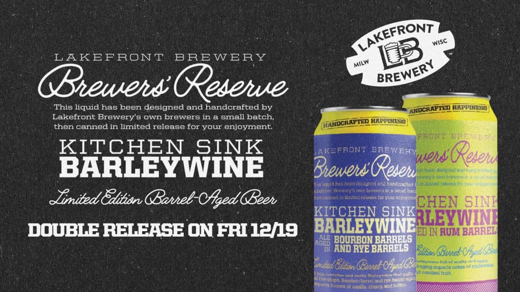 Lakefront Releases Two Barrel Aged Barleywines, Beer Hall Only