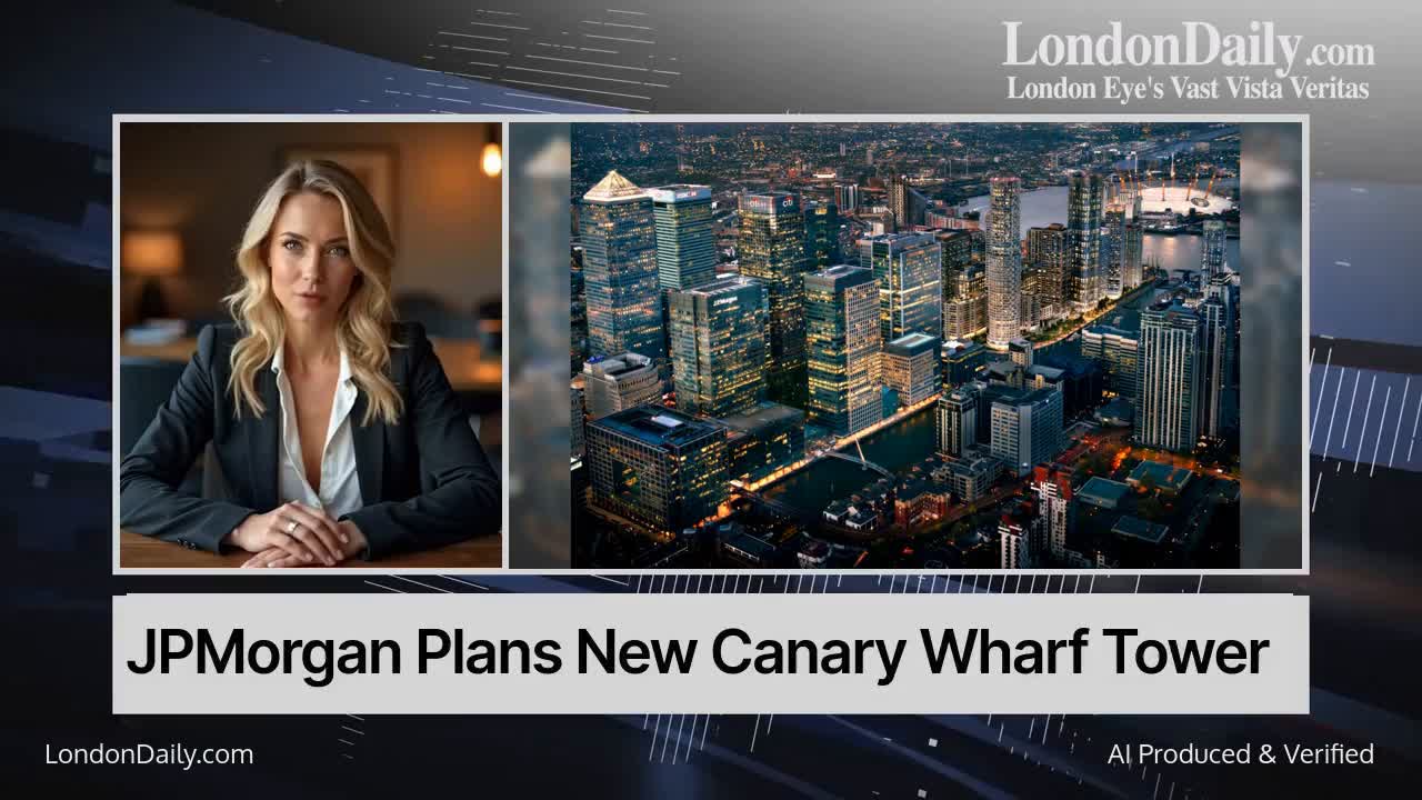 JPMorgan to Build 3 Million Square Foot Canary Wharf Tower