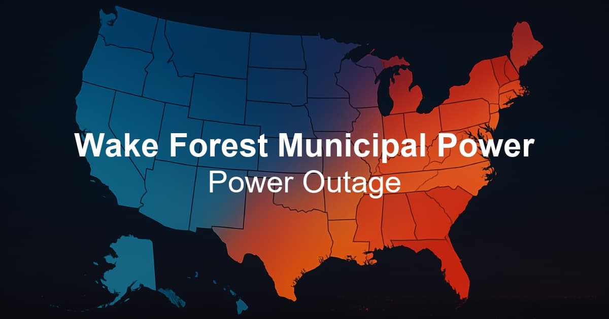 Weekend outages disrupt Wake Forest Power service, over 1,300 affected