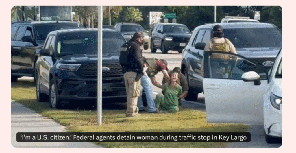 Federal Agents Detain Woman During Key Largo Traffic Stop, Video Shows
