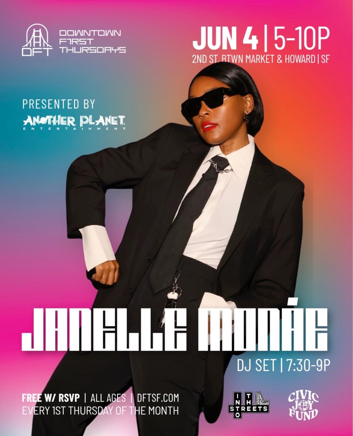 Janelle Monáe drops out of San Francisco’s Downtown First Thursdays