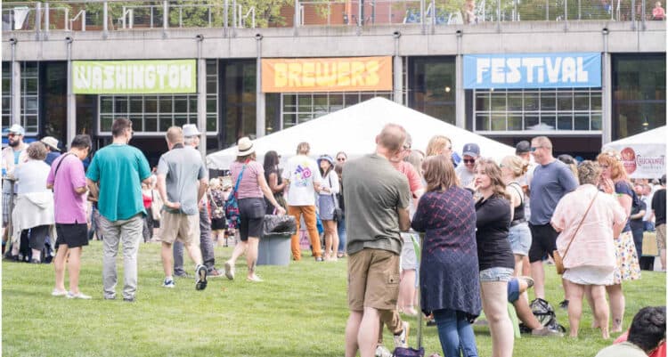 Washington Brewers Festival beer list shows a lager and pilsner surge