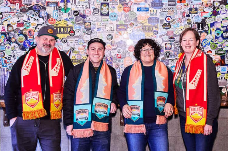 Stoup teams with Ballard and Salmon Bay FC for community taproom ties