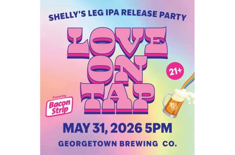 Georgetown Brewing’s Shelly’s Leg IPA launch supports Seattle Pride causes