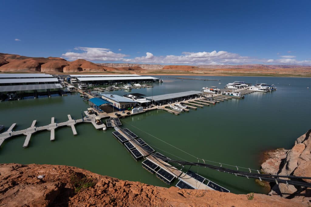 Lake Powell docks move again as shrinking reservoir reshapes travel