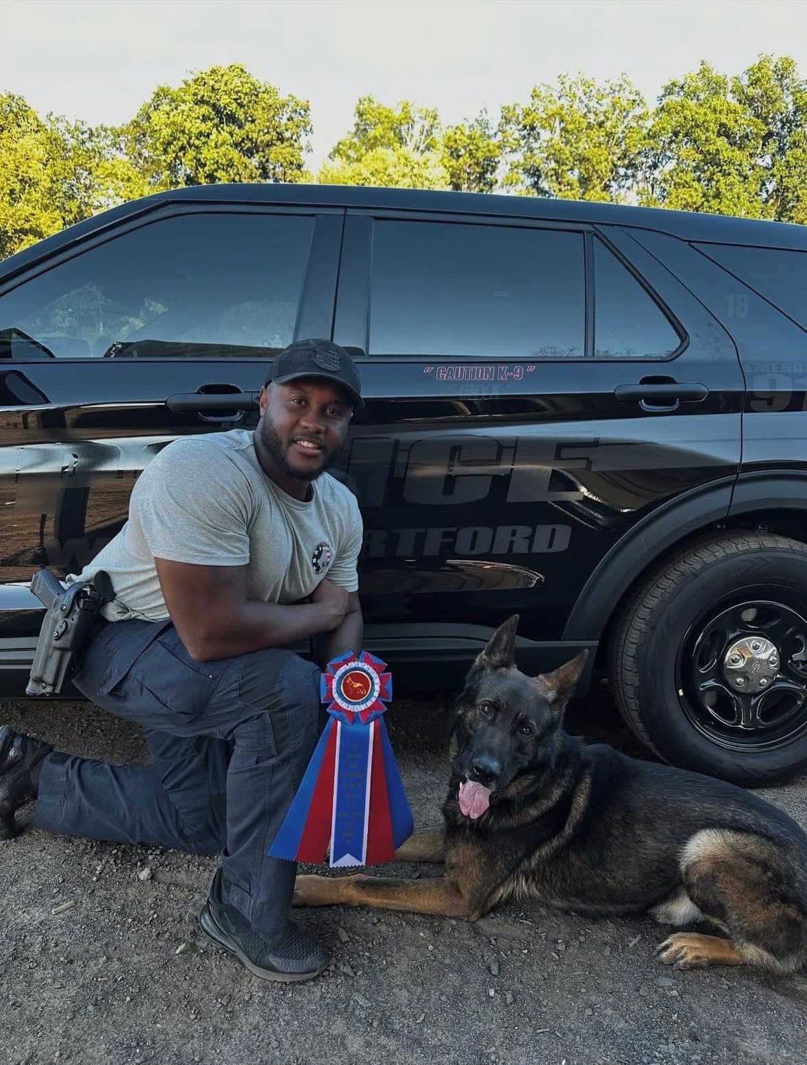 West Hartford Police Mourn K-9 Onyx, Loyal SWAT Partner Lost to Lymphoma