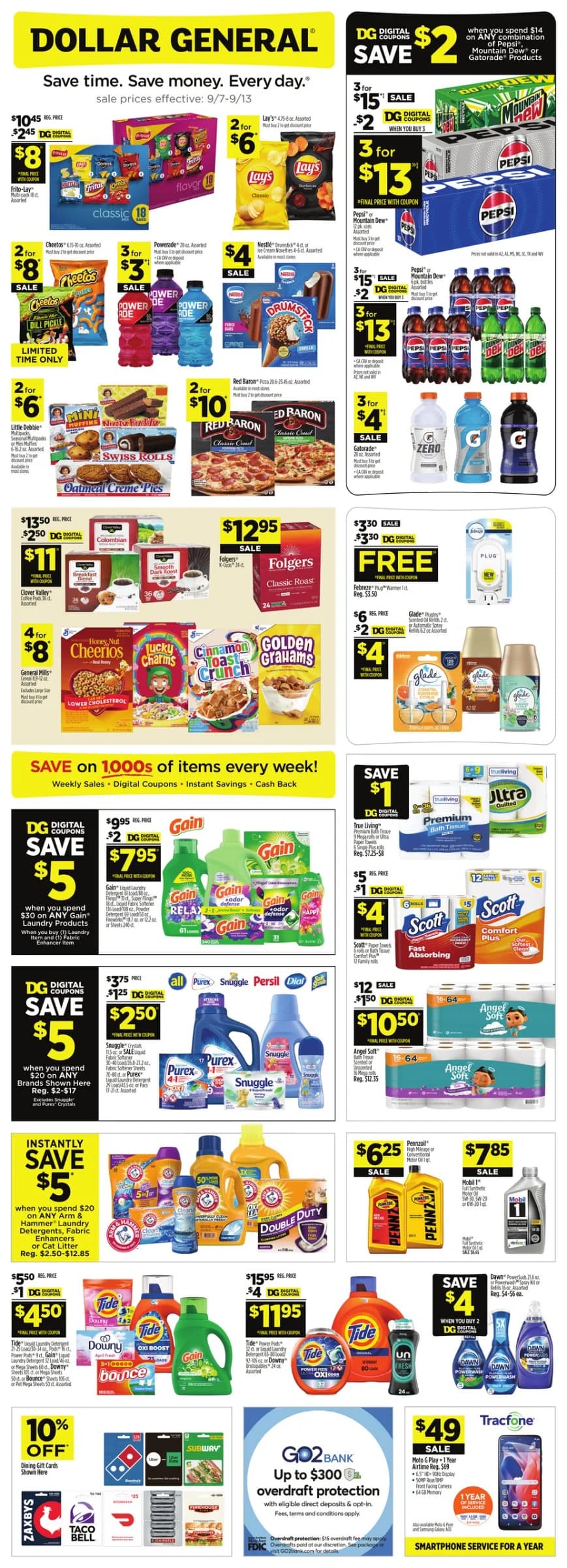 Dollar General Weekly Ad Deals Cover Grocery, Household, and Seasonal Items