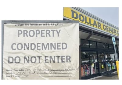 Independence Code Enforcement Orders Closure of Whitesville Dollar General Built 2023