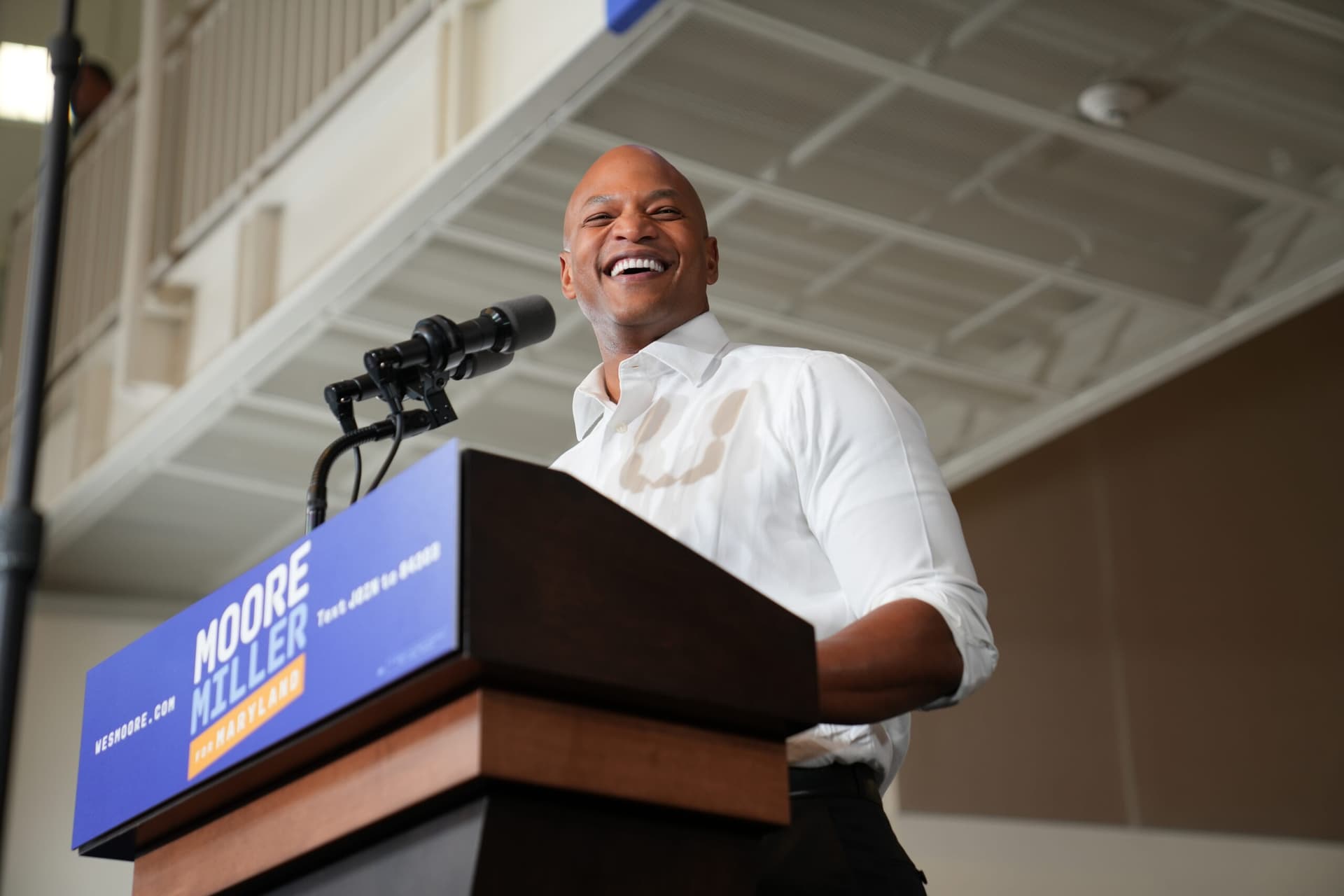 Wes Moore launches reelection bid in Prince George's County, touts record