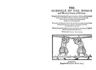 Swetnam’s 1617 fencing manual blends combat and gentlemanly conduct