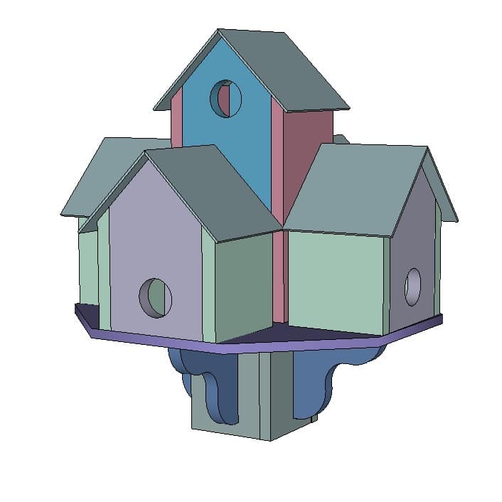 April Wilkerson builds a birdhouse hotel as a handmade Mother’s Day gift