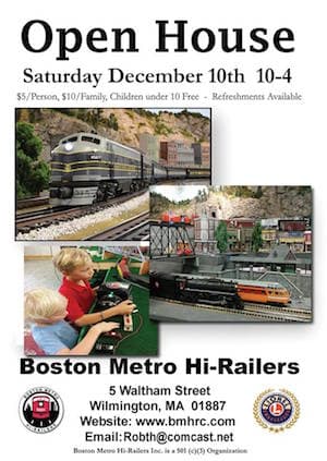 Boston Metro Hi Railers Host Holiday Open House in Wilmington